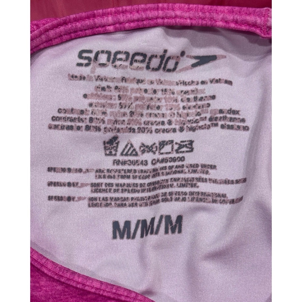 Speedo UV 50+ Pink Swim Shirt Sun Protection Top Girls M SPF Stop Sun Burns - Picture 6 of 7